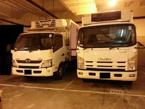 專門從事冷凍貨物運輸的工作