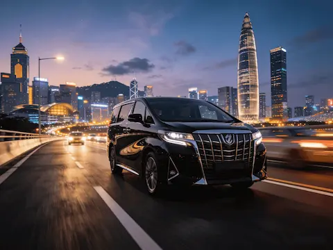 一口價中港車預約 最抵中港車 Alphard 點對點接送